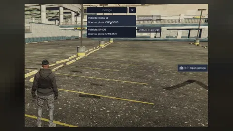 Advanced Garage System - garage and vehicle script for FiveM GTA 5 roleplay