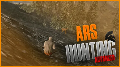 Advanced hunting script tracking an animal in a FiveM wilderness