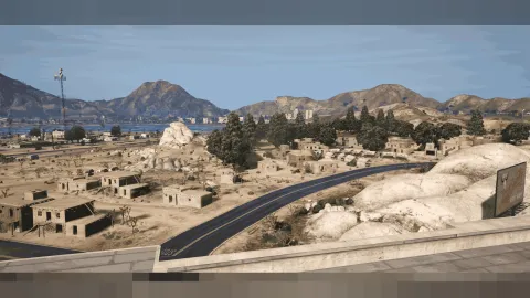 Afghan village map desert settlement MLO for FiveM combat roleplay