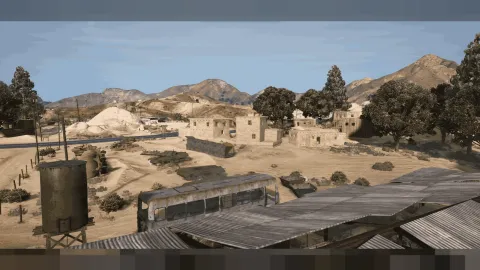 Afghan village map desert settlement MLO for FiveM combat roleplay — view 2