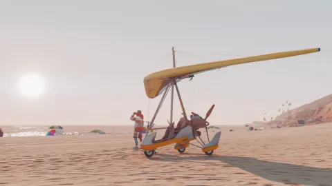 Air Trike ultralight flying aircraft for FiveM roleplay servers