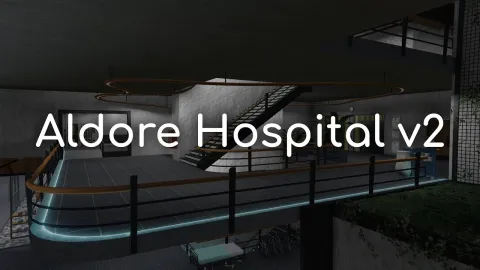 Ajaxon hospital MLO with wards and reception for FiveM EMS
