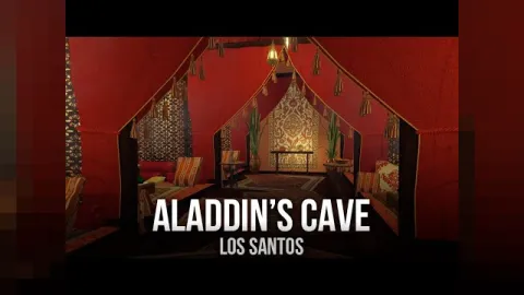 Aladdins Cave themed cave interior for FiveM