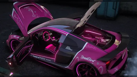 Animated Audi R8 EMR kit Suki build for FiveM