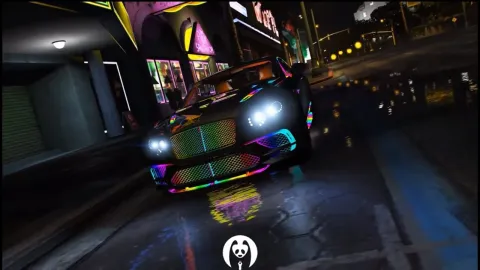 animated Bentley Continental FiveM vehicle shown in-game