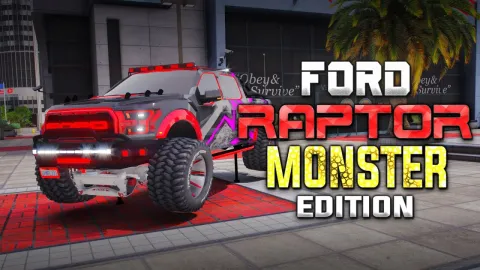 animated Raptor Monster — Ford raptor monster extreme fivem — FiveM asset preview