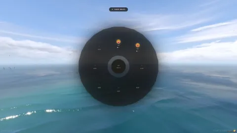 Emote wheel radial menu open on screen in FiveM — view 2