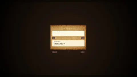 Anonymous message book note interface in FiveM — view 2