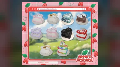 Apples Orchard Heart Cakes - prop pack for FiveM GTA 5 roleplay