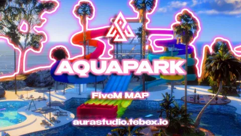 Aqua Park MLO water park pools and slides in FiveM