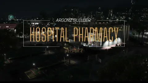 Argonz hospital pharmacy MLO dispensary interior in FiveM