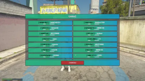 ARP Garage System - garage and vehicle script for FiveM GTA 5 roleplay