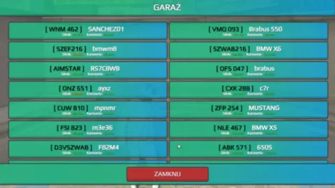 ARP Garage System in-game UI - FiveM garage and vehicle script