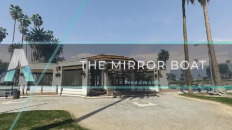 Boat restaurant on the water with kitchen, bar and dining decks — FiveM MLO