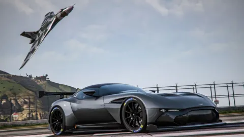 Aston Martin Vulcan track hypercar displayed on a FiveM supercar server