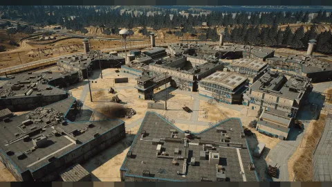 Prison MLO cell block with barred cells and a control room — FiveM MLO