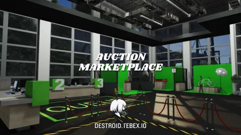 Destro1d Auction Marketplace MLO auction house interior for FiveM