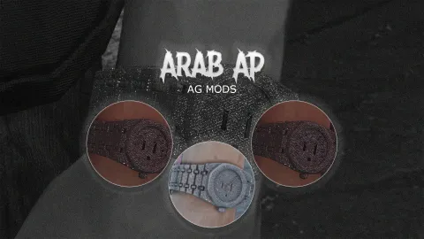 Audemars piguet watch on the wrist of a FiveM MP Male character