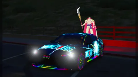 Audi RS7 One Piece edition performance sportback on a FiveM server