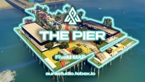 Aura Studio The Pier MLO - custom map for FiveM GTA 5 roleplay
