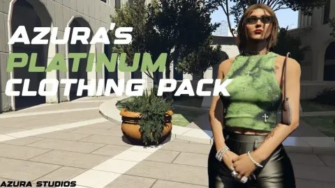 Azura Female Platinum Clothing Pack - clothing pack for FiveM GTA 5 roleplay