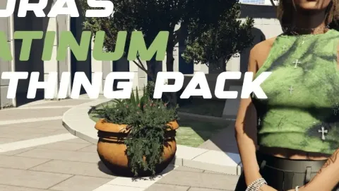 Azura Female Platinum Clothing Pack preview - FiveM clothing pack