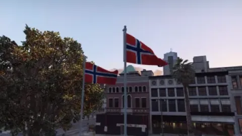 B3ast Norske flagg MLO interior view - FiveM restaurant and business MLO