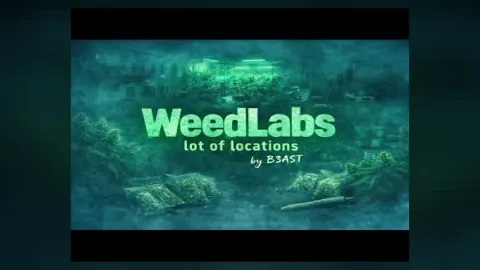 B3ast Weed Labs MLO interior view - FiveM gang and criminal MLO