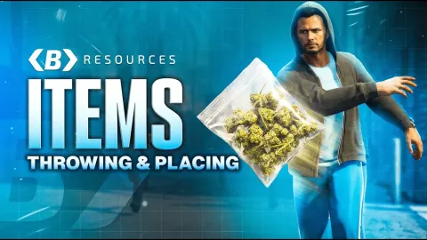 Bablo Item Throwing Placing - inventory and crafting script for FiveM GTA 5 roleplay