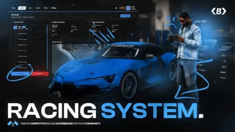Bablo Racing System - activities and minigames script for FiveM GTA 5 roleplay