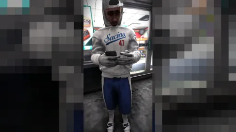 Basketball pants for FiveM MP male shown on a ped