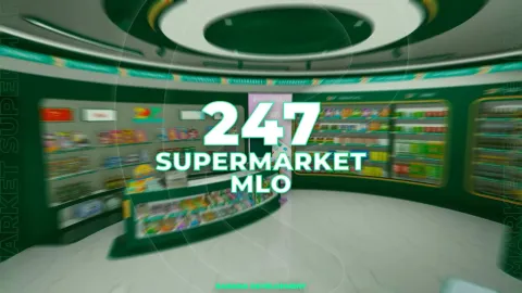 Banana Dev 247 Supermarket v2 MLO - restaurant and business MLO for FiveM GTA 5 roleplay