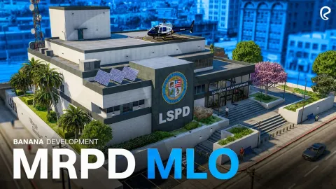 Banana Dev MRPD MLO - police and sheriff MLO for FiveM GTA 5 roleplay