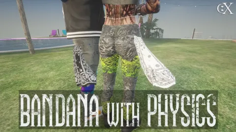Bandana with physics - clothing pack for FiveM GTA 5 roleplay