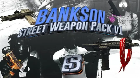 Bank on Street Weapons Pack v1 preview - FiveM weapon pack