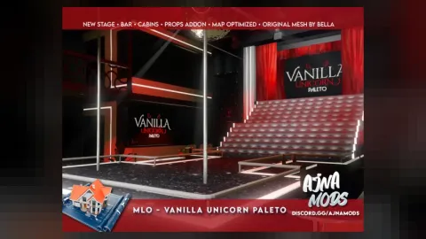 Bella Vanilla Unicorn Paleto MLO - nightclub and casino MLO for FiveM GTA 5 roleplay