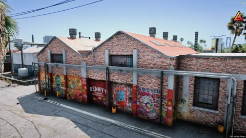 Bennys rework mlo custom tuning garage with lifts in FiveM