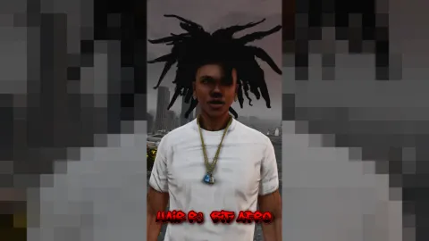 Big afro hair on a FiveM MP Male character