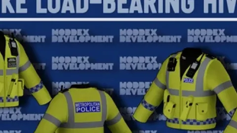 Bike Hivis Load Bearing Jacket Moddex preview - FiveM clothing pack
