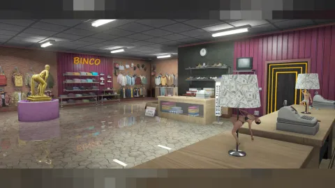 Binco clothing store MLO night shop interior for FiveM