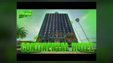 BM ANIMATED CARS The Continental Hotel MLO interior view - FiveM housing and mansion MLO