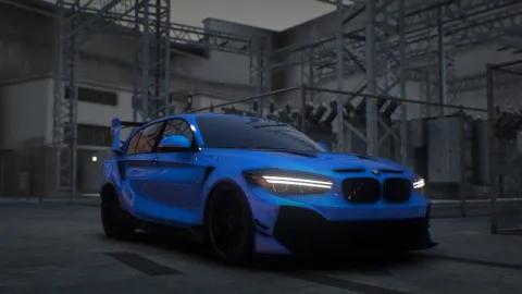 BMW M140i tuned hot hatch FiveM add-on with Maxton bodykit