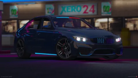 BMW M3 F80 unmarked police car for FiveM patrol duty