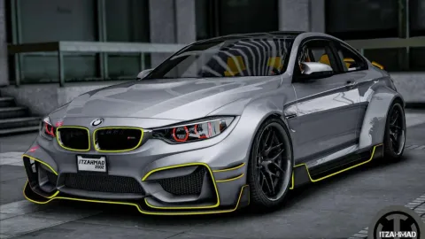 BMW M4 Beast Edition aggressive coupe in Los Santos for FiveM