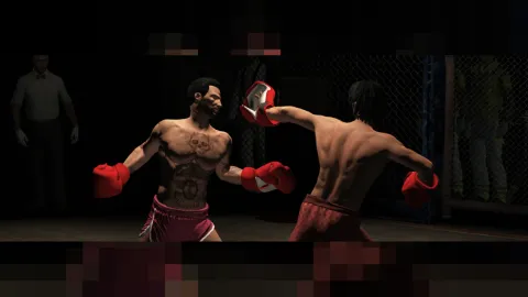 Boxing gloves EUP worn by a FiveM MP Male character