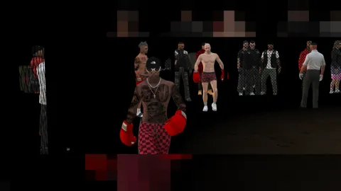 Boxing gloves EUP worn by a FiveM MP Male character — view 2