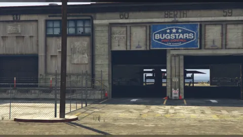 Bugstars Mechanic Garage MLO repair bays interior in FiveM