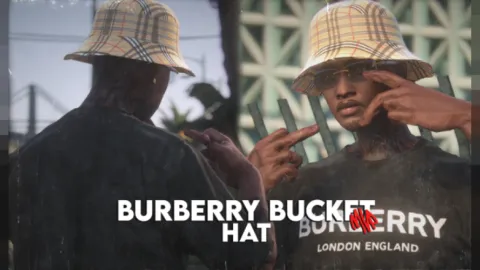 bucket hat, designer headwear, fivem accessory, custom clothing, civilian clothing
