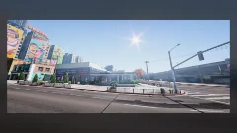 Car Dealer EXT MLO - dealership and showroom MLO for FiveM GTA 5 roleplay