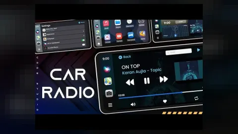 Car Radio Car Play Pro - garage and vehicle script for FiveM GTA 5 roleplay